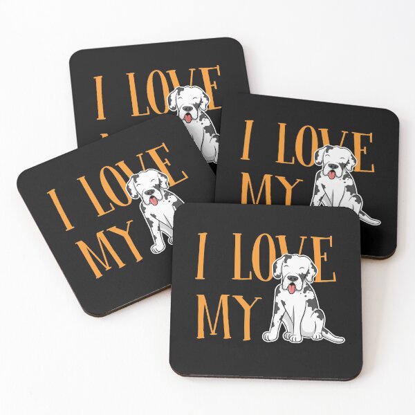 Item preview, I LOVE MY DOG | 4 | Mint Minz designed and sold by Mintminz.