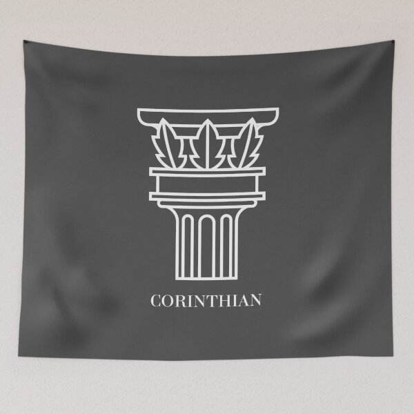 Item preview, Corinthian - Retro / Classic architecture discipline for Structural Pillars and Support - Available In Posters for the architect in you designed and sold by ArcFoundationCo.