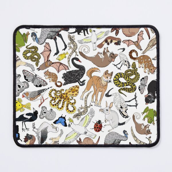 Item preview, fauna Australiana scatter - white designed and sold by Claire Bowley.