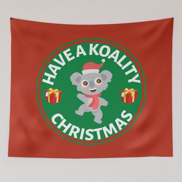 Item preview, Have a Koality Christmas - Aussie Xmas - Funny Koala Christmas Pun designed and sold by CaitU.