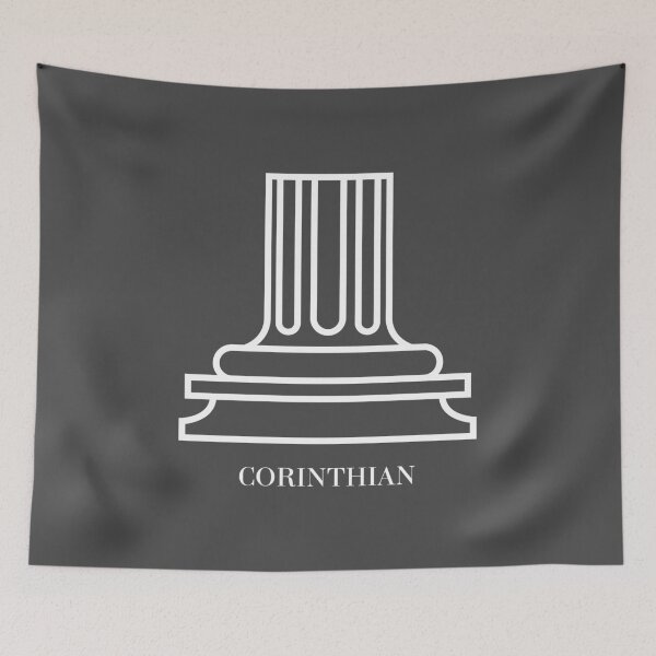 Item preview, Corinthian - Retro / Classic architecture discipline for Structural Pillars and Support - Available In Posters for the architect in you designed and sold by ArcFoundationCo.