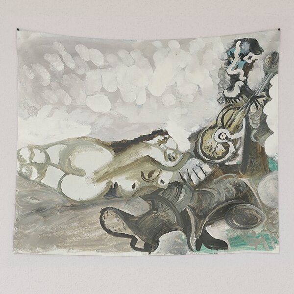 Item preview, Nu couche et musicien designed and sold by masonjackk.