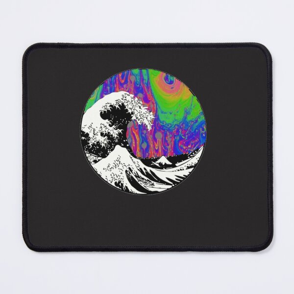 Item preview, Oil Slick Trippy Aesthetic Wave Tapestry Sticker designed and sold by NilsHinrichs.