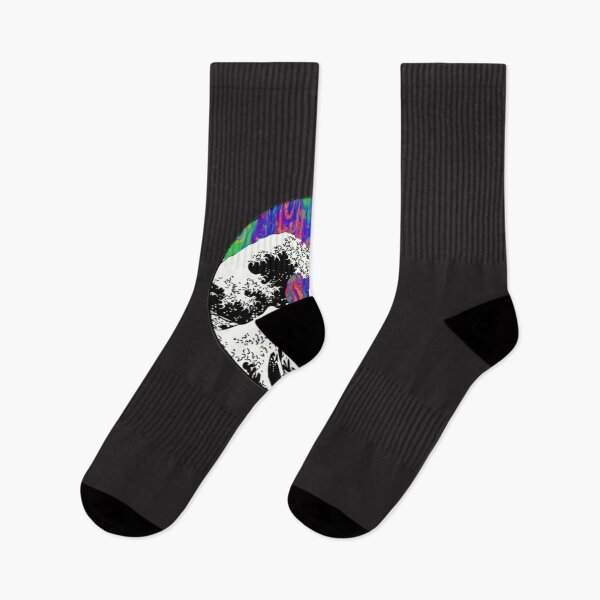 Item preview, Oil Slick Trippy Aesthetic Wave Tapestry Sticker designed and sold by NilsHinrichs.