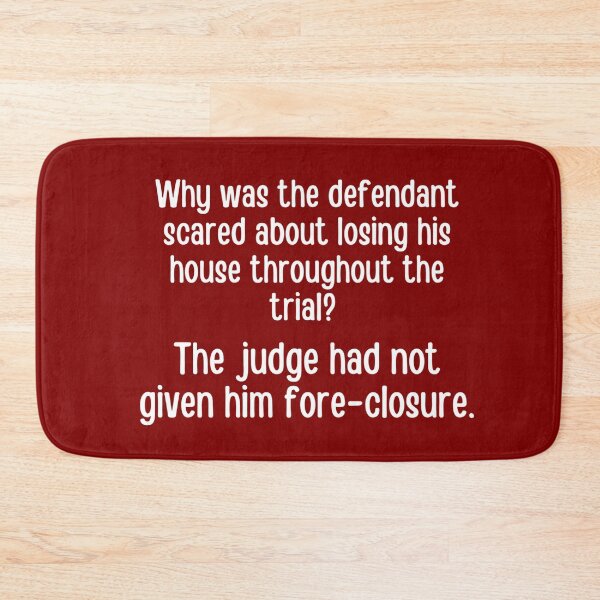 Item preview, Lawyer joke/pun - funny lawyer gift (white/grey) #24 designed and sold by PickaSticka.