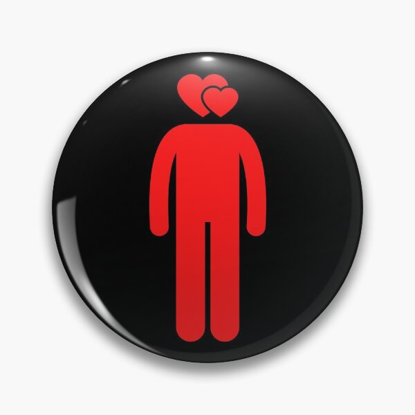 Item preview, Man With Two Hearts In The Head designed and sold by Stickman--.