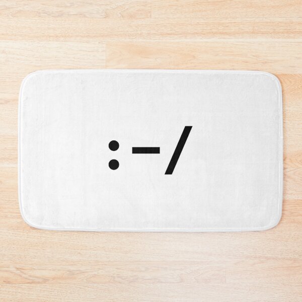 Item preview, Smiley: Unsure (Center Aligned) designed and sold by SCRAPPE.