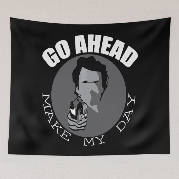 Item preview, Go Ahead Make My Day T-ShirtGo Ahead, Make My Day - 1983 - Quotes designed and sold by RoseLivaan.