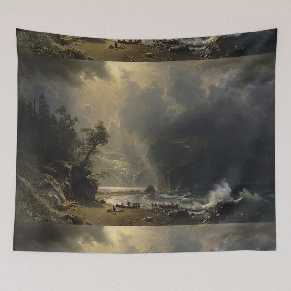 Item preview,  Puget Sound on the Pacific Coast (1870) - Albert Bierstadt  designed and sold by Vintage Designs +.