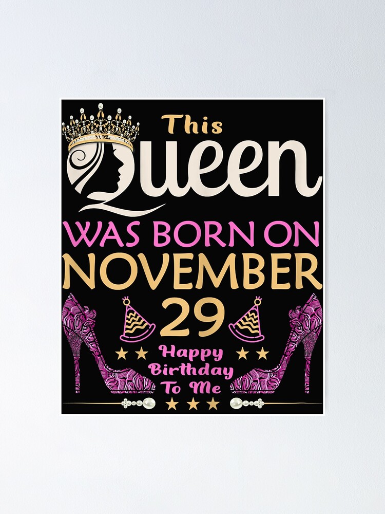 Womens 29 Birthday Queen December 1990 Happy Birthday To Me T-Shirt