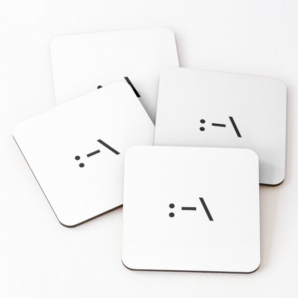 Item preview, Smiley: Unsure (Center Aligned) designed and sold by SCRAPPE.