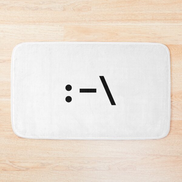 Item preview, Smiley: Unsure (Center Aligned) designed and sold by SCRAPPE.