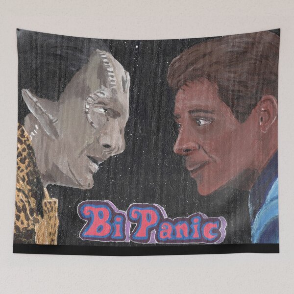 Item preview, Bi Panic in Space designed and sold by a-purplerose.