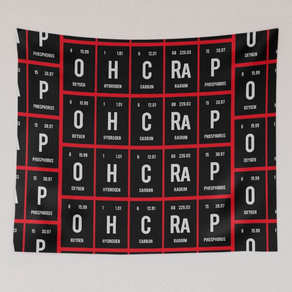 Item preview, Oh Crap - Periodic Table of Elements designed and sold by Distrowlinc.