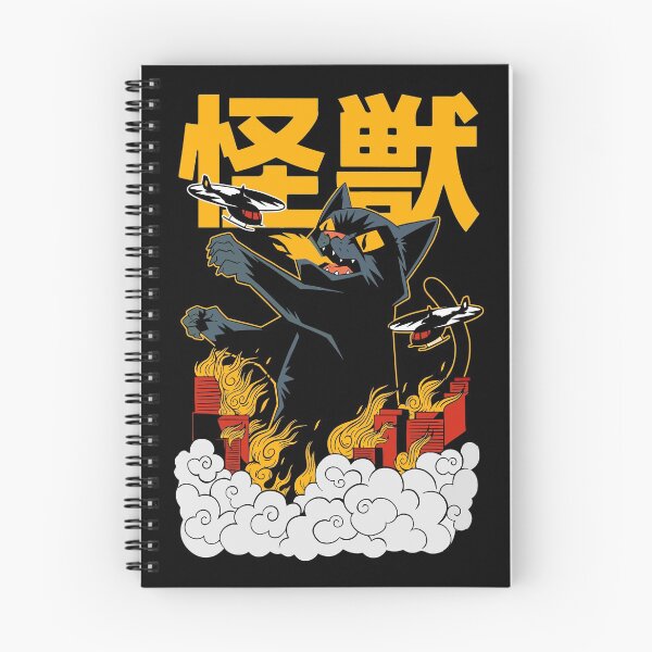 Item preview, Japanese Cool Cat Zilla Funny Cartoon Style designed and sold by OWLvision33.