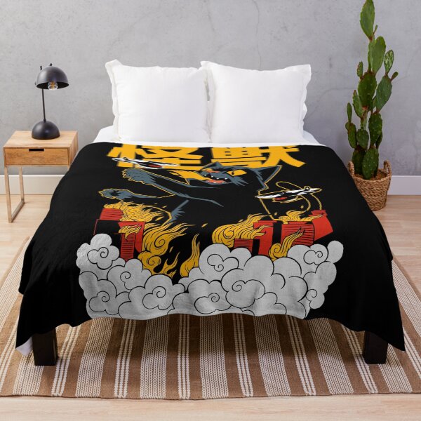 Item preview, Japanese Cool Cat Zilla Funny Cartoon Style designed and sold by OWLvision33.
