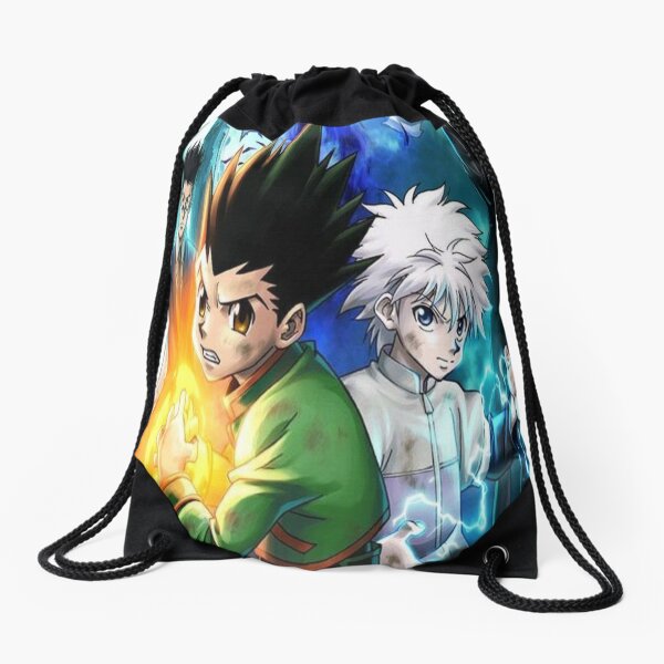 Hxh Drawstring Bags For Sale Redbubble