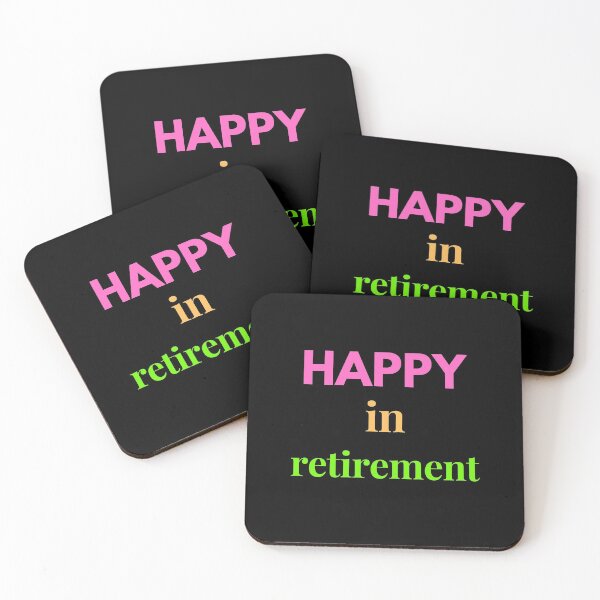 Item preview, HAPPY IN RETIREMENT designed and sold by Teetawatshop.