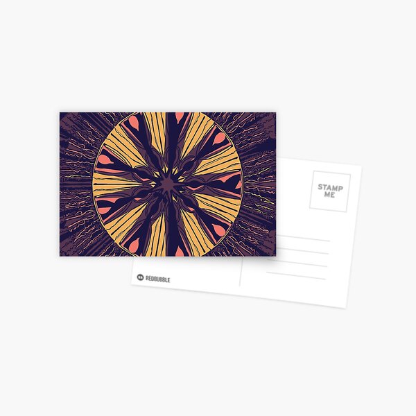 The Wheel of Enlightenment Pattern Postcard