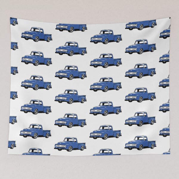 Item preview, Blue 50s Custom F Truck designed and sold by CoolRide.