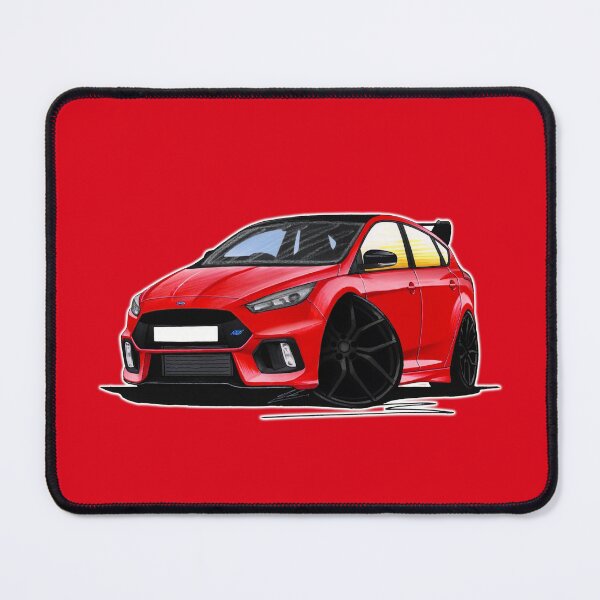 Item preview, Ford Focus (Mk3) RS Limited Edition Red designed and sold by Yeomans Cartoons.