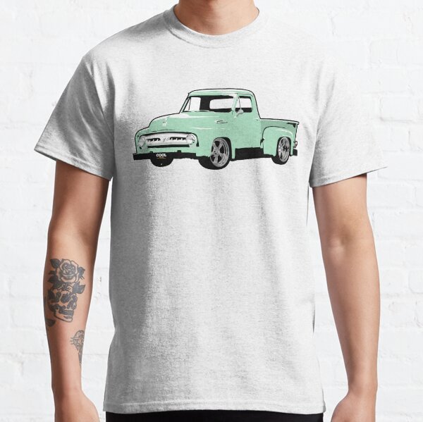 Camiseta Ford F100-V8 Feminina Preta