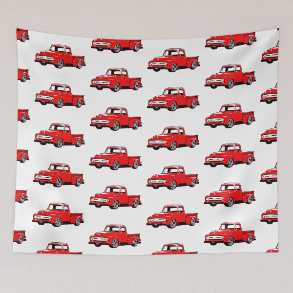 Item preview, Red 50s Custom F Truck designed and sold by CoolRide.