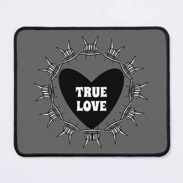 Item preview, heart in a circle of barbed wire with the inscription: true love designed and sold by ShamanskaKate.