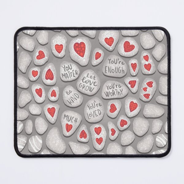 Item preview, Pebbles Of LoveBeach (encouraging, gray) designed and sold by Ildiko Hankoszky.