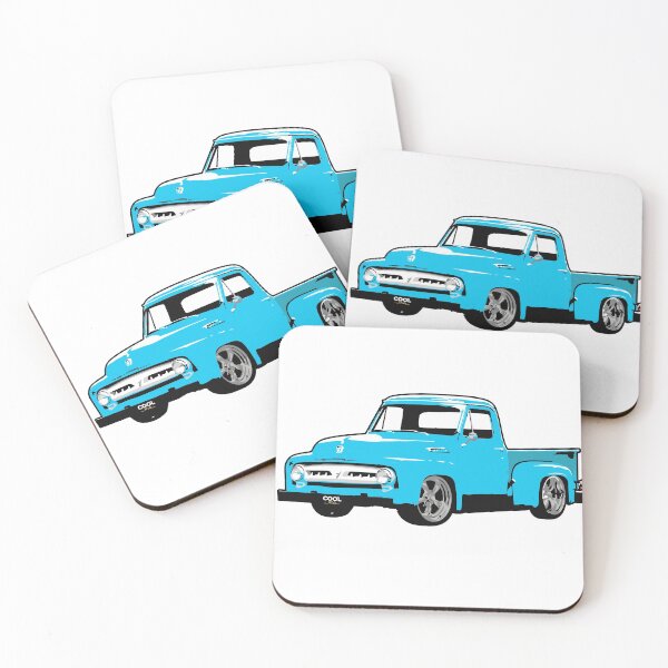 Item preview, Bright Blue 50s Custom F Truck designed and sold by CoolRide.