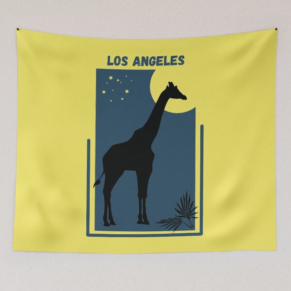 Item preview, Zoo Vintage Style Geometric Modern Poster for the zoo city of Los Angeles in California designed and sold by Vintage-TM.
