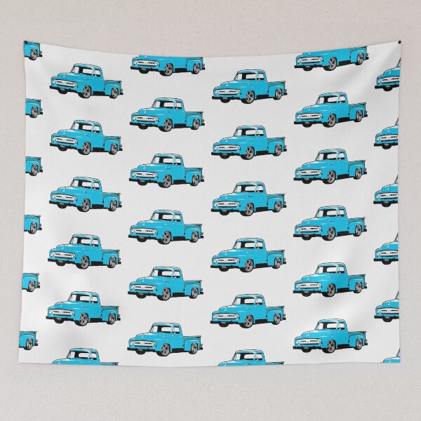 Item preview, Bright Blue 50s Custom F Truck designed and sold by CoolRide.