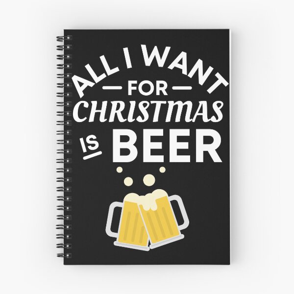 Item preview, All I Want for Christmas Is Beer - Funny Beer Puns - Christmas Gift for Beer Lovers who like alcoholic jokes designed and sold by CaitU.