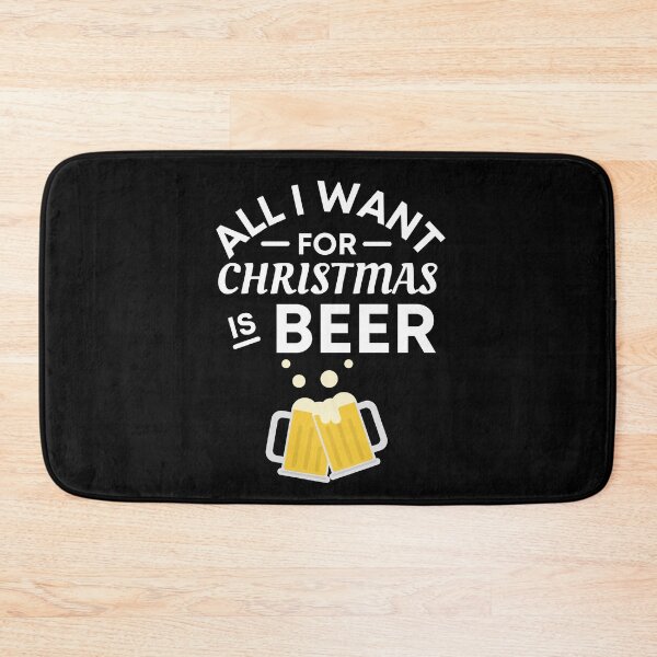 Item preview, All I Want for Christmas Is Beer - Funny Beer Puns - Christmas Gift for Beer Lovers who like alcoholic jokes designed and sold by CaitU.