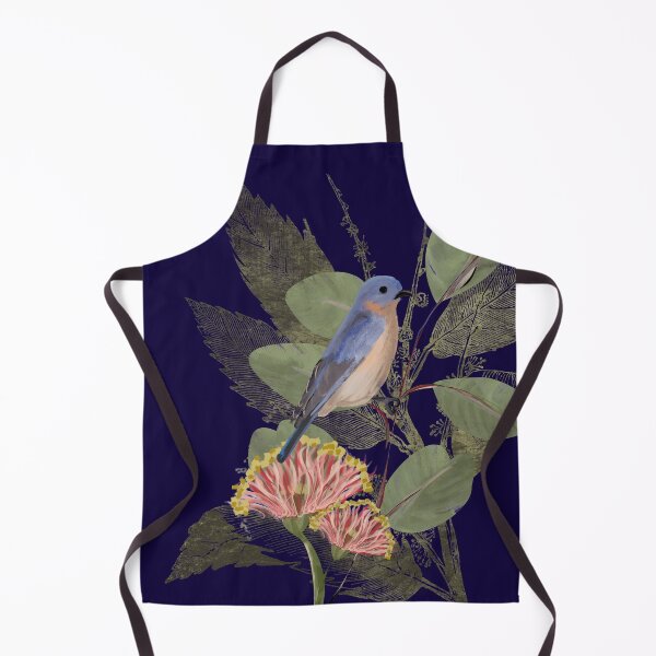 Item preview, William Morris style Vintage Victorian Bluebird for Bird Watchers - Caroline Laursen original designed and sold by Caroline Laursen.