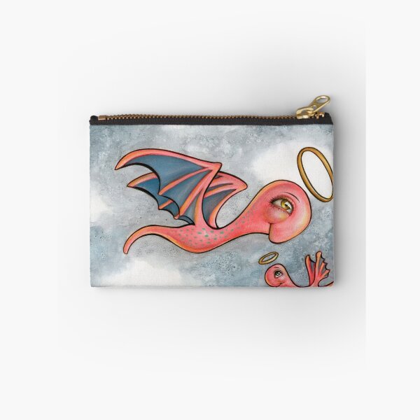 Item preview, surreal skyscape with magical creatures designed and sold by snailmakesart.