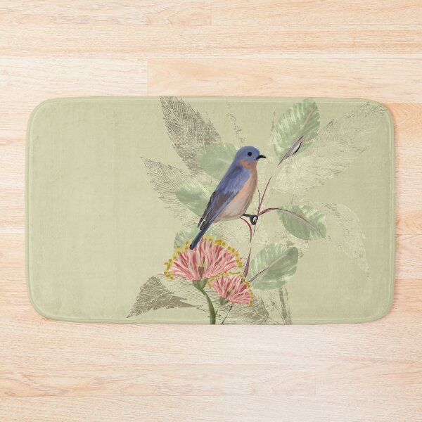Item preview, William Morris style Vintage Victorian Bluebird for Bird Watchers - Caroline Laursen original designed and sold by Caroline Laursen.