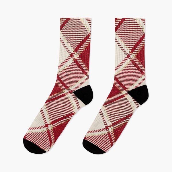 Item preview, Traditional Retro Rustic Red and White Festive Plaid Pattern with Glitters designed and sold by Octavia Soldani.