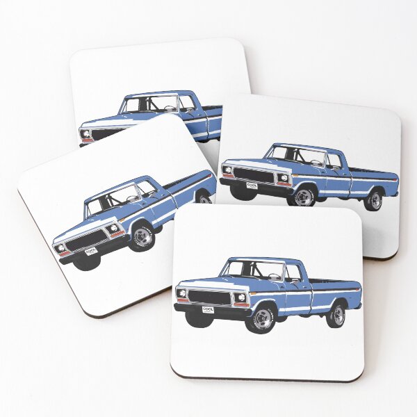 Item preview, Blue Late 70s F Truck designed and sold by CoolRide.