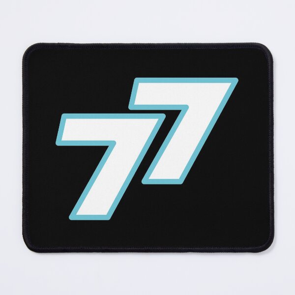Item preview, 77 Driver Number (Blue Outline/White) designed and sold by FilipeFerreira.