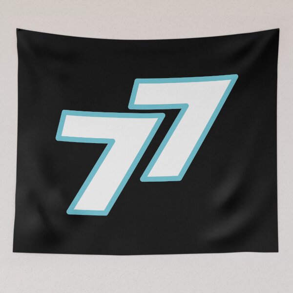 Item preview, 77 Driver Number (Blue Outline/White) designed and sold by FilipeFerreira.
