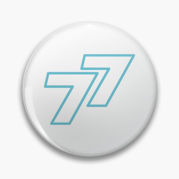 Item preview, 77 Driver Number (Blue Outline/White BG) designed and sold by FilipeFerreira.