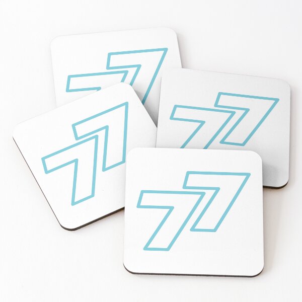 Item preview, 77 Driver Number (Blue Outline/White BG) designed and sold by FilipeFerreira.