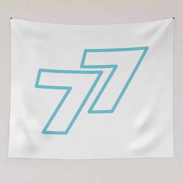 Item preview, 77 Driver Number (Blue Outline/White BG) designed and sold by FilipeFerreira.