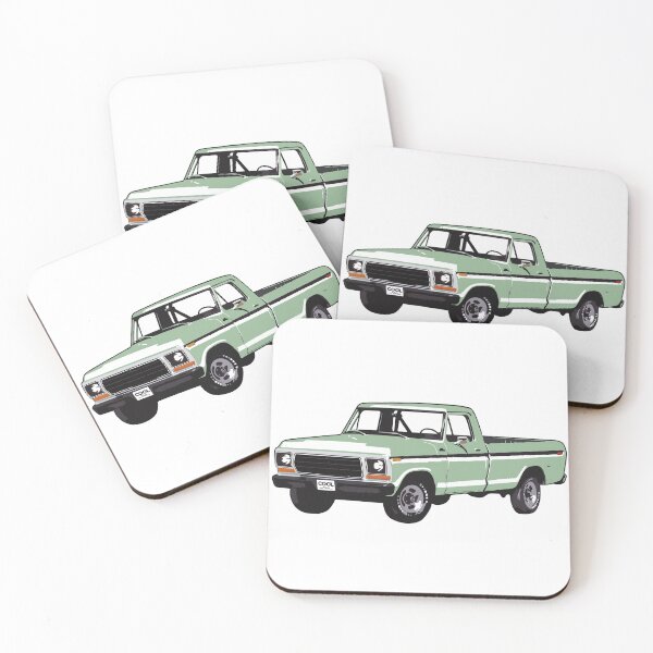 Item preview, Light Green Late 70s F Truck designed and sold by CoolRide.