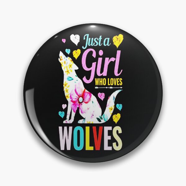 Item preview, Just A Girl Who Loves Wolves designed and sold by crackdesign11.