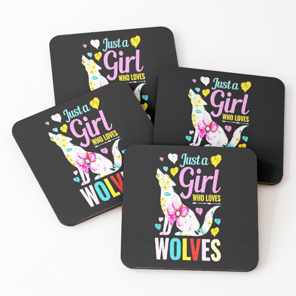 Item preview, Just A Girl Who Loves Wolves designed and sold by crackdesign11.