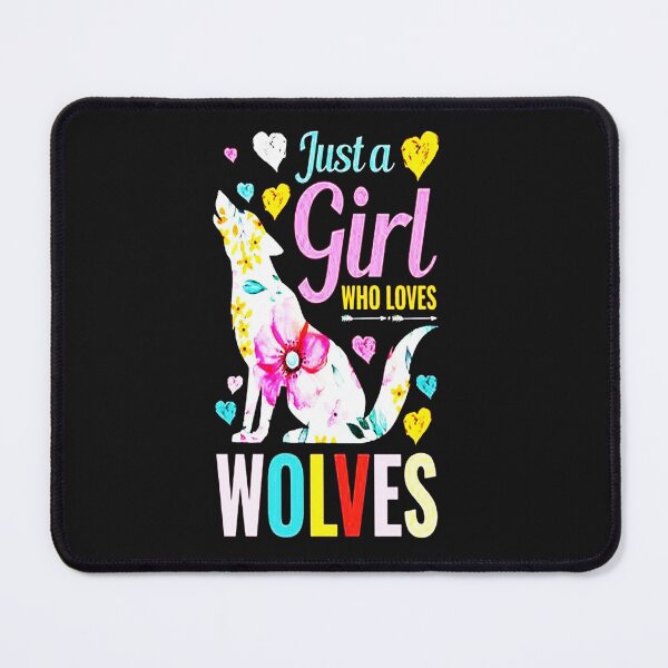 Item preview, Just A Girl Who Loves Wolves designed and sold by crackdesign11.