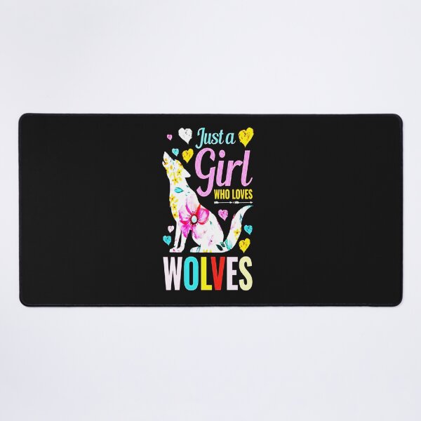 Item preview, Just A Girl Who Loves Wolves designed and sold by crackdesign11.