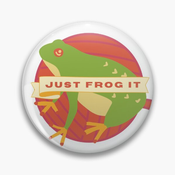 Item preview, Just Frog It - Knitting Crochet Yarn Crafts designed and sold by Sophie April Britland.